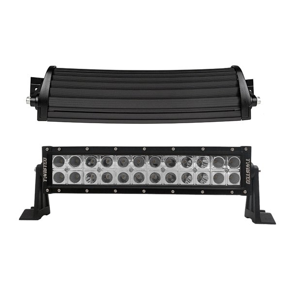Twisted 12 inch Pro Series Curved LED Light Bar - Click Image to Close