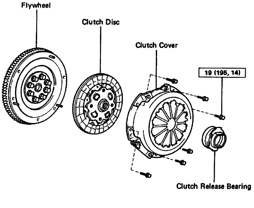 2007-2009 Clutch and Flywheel Assembly