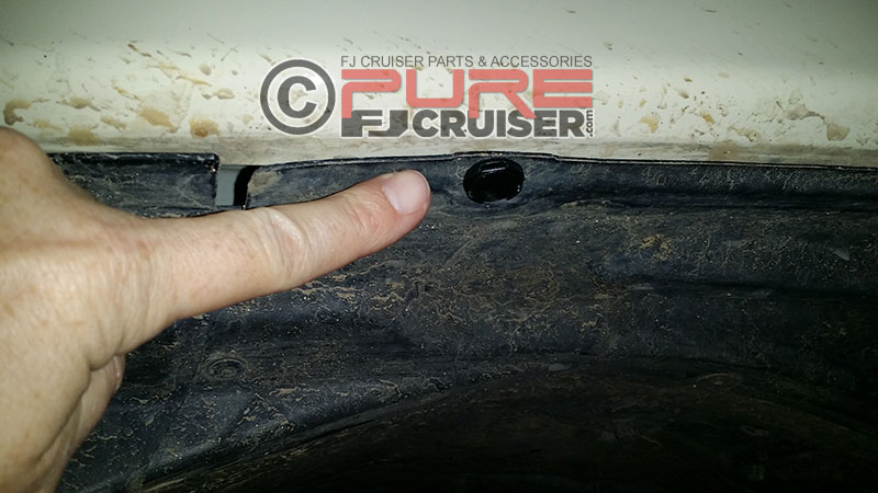 Au-ve-co FJ Cruiser Fender Well Push Clip - Click Image to Close