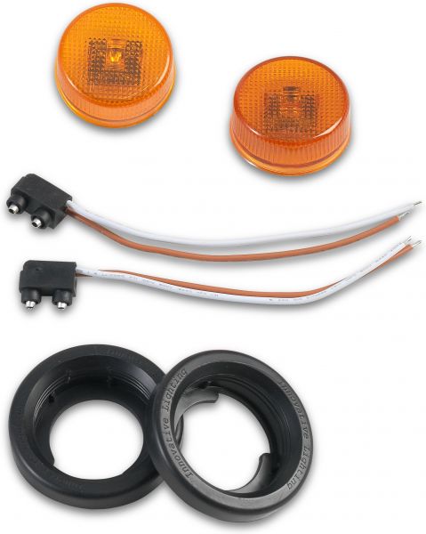 Warrior Products Universal Amber 2″ Sidemarker Light Kit - Click Image to Close
