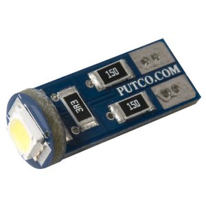 Putco Type T White LED Stick Bulb - Pair - 194 WHITE