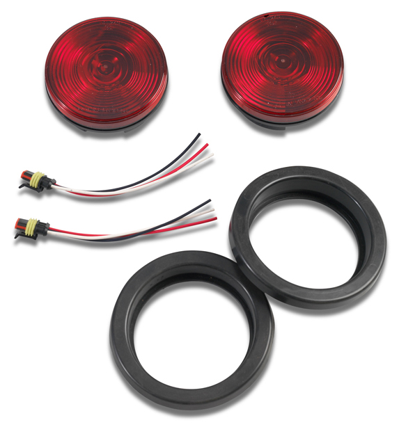 Warrior Products Universal LED Light Kits - Led Light Kit - 4"Tail Light (Pair) - Click Image to Close