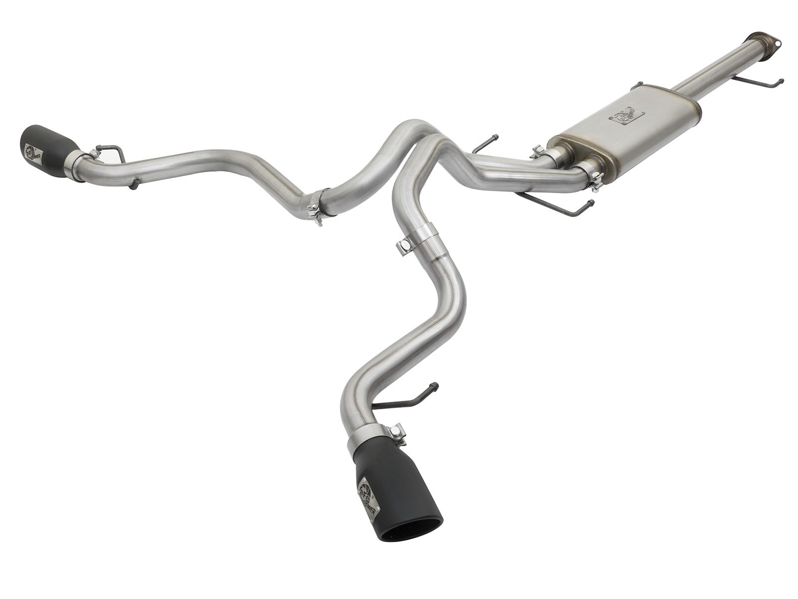 aFe POWER 49-46029-B MACH Force-Xp 3" to 2-1/2" Stainless Steel Cat-Back Exhaust System - Click Image to Close