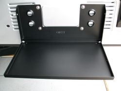 Tray Table, Fold Down - Black Powder Coated, Fits Jeep Wrangler, 87-09, JK, TJ & LJ, YJ tailgates and Samurai