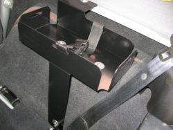 Military water can tray and mounting bracket, passenger, 97-06 TJ