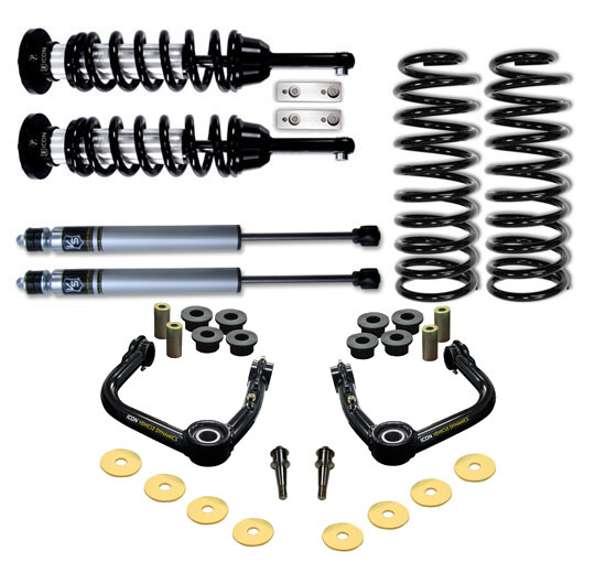 2007-2009 Toyota FJ Cruiser 0-3.5" Suspension System - Stage 2 (Billet) - Click Image to Close