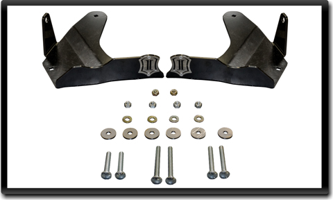 Icon Lower Control Arm Skid Plates for FJ Cruiser 2007-2009 - Click Image to Close