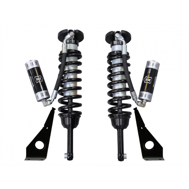 2010 - Current FJ Cruiser Extended Travel Remote Reservoir Front Coilover Shock Kit - Click Image to Close