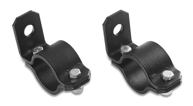 Warrior Products Universal Auxiliary Light Tab Brackets Fits 1 1/4" Round Tubing - Click Image to Close