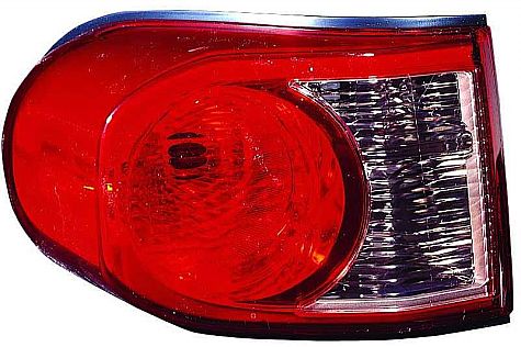 Tail Light Assembly - 2007-2011 Toyota FJ Cruiser - LEFT - Click Image to Close