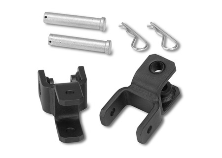 Warrior Products Universal Tow Bar D-ring Adapter Brackets 7/8" Pin (pair) - Click Image to Close