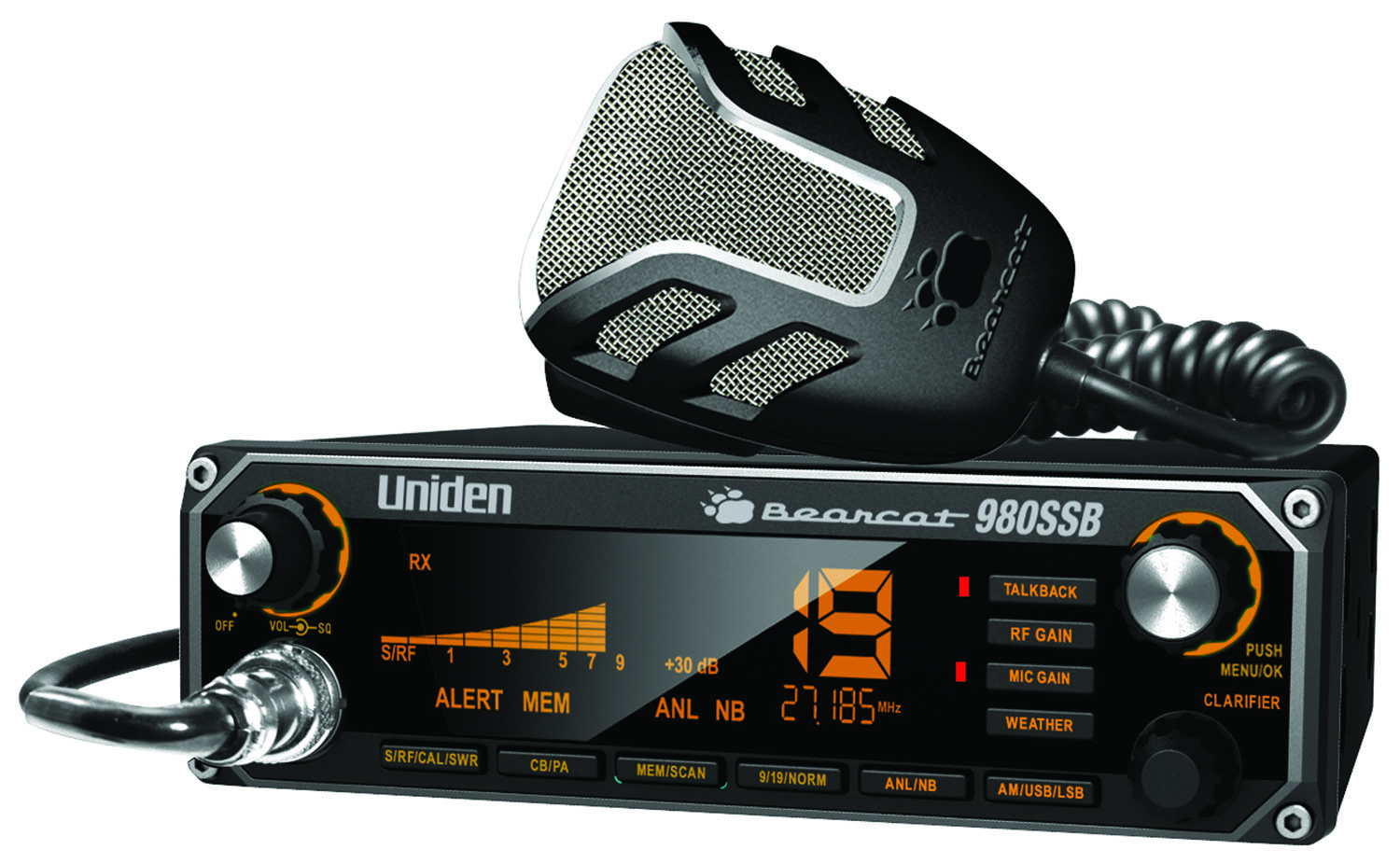 Uniden Bearcat 980 CB Radio with Upper and Lower Side Band - Click Image to Close