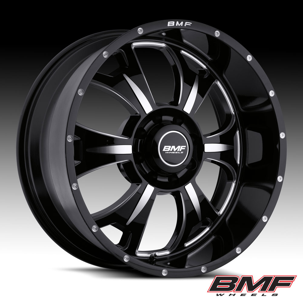 BMF Wheels M-80 Black 99 & Up Ford 3/4 - 1 Ton