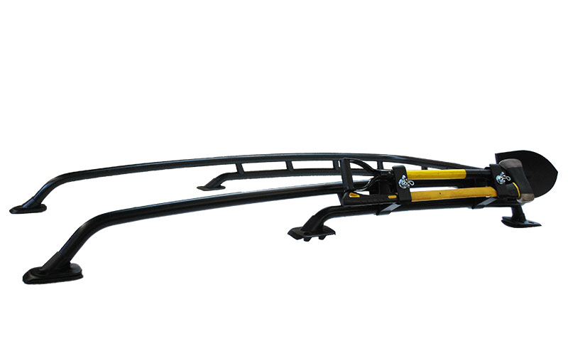 Baja Rack Axe & Shovel mount for Toyota FJ factory rack - Click Image to Close