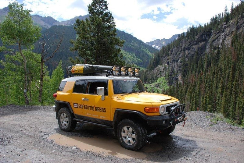Baja Rack FJ Cruiser Expedition Rack for Roof Top Tents - Click Image to Close