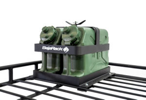 Baja Rack Water Can holder for Two Cans - Click Image to Close