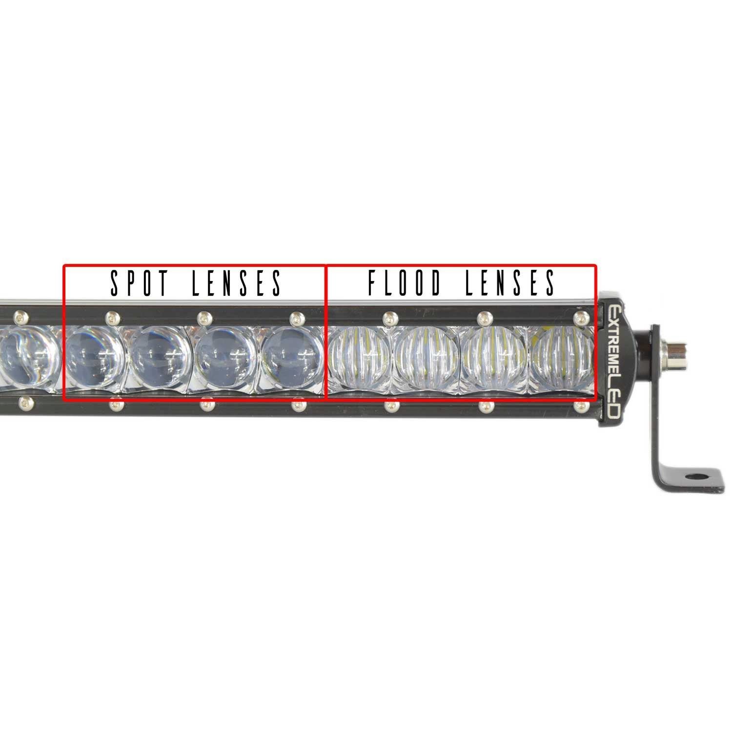 40 in. Extreme Single Row 200w Combo Beam LED Light Bar - Click Image to Close