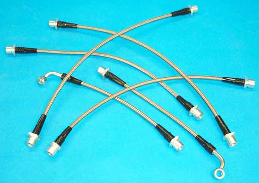 SS Braided DOT Brake Line Kit 6 Hoses FJ Cruiser 07+ SS Braided DOT Brake Line Kit 6 Hoses FJ Cruiser 07+