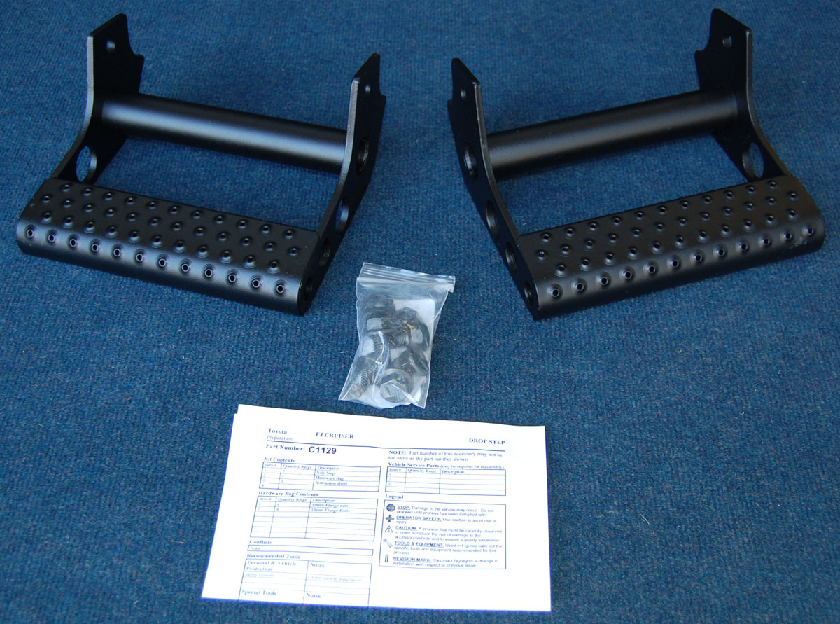 N-FAB Detachable Steps for Rock Rails N-FAB Detachable Steps for Rock Rails
