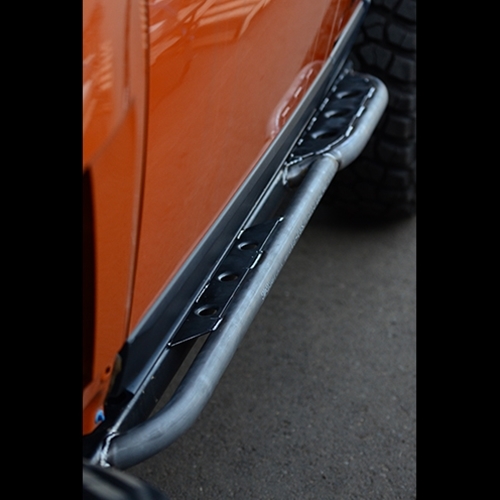 OPOR FJ Cruiser Sliders (RAW Steel) - Click Image to Close