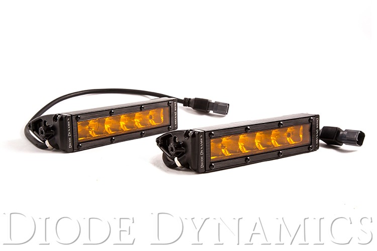 Diode Dynamics SS6 Stage Series 6" Amber Light Bar (pair)
