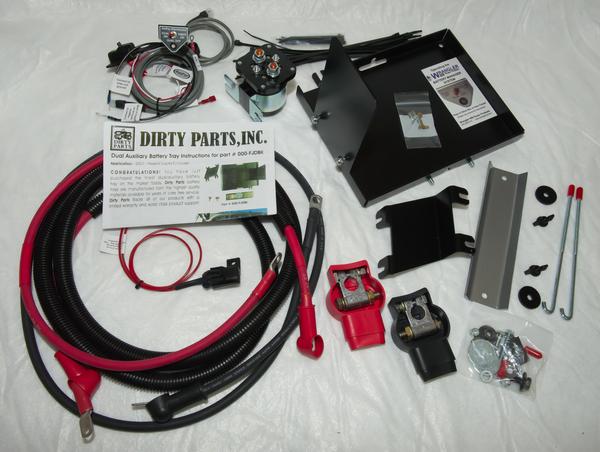 DIRTY PARTS DUAL BATTERY KIT 2007+ FJ CRUISER DIRTY PARTS DUAL BATTERY KIT 2007+ FJ CRUISER