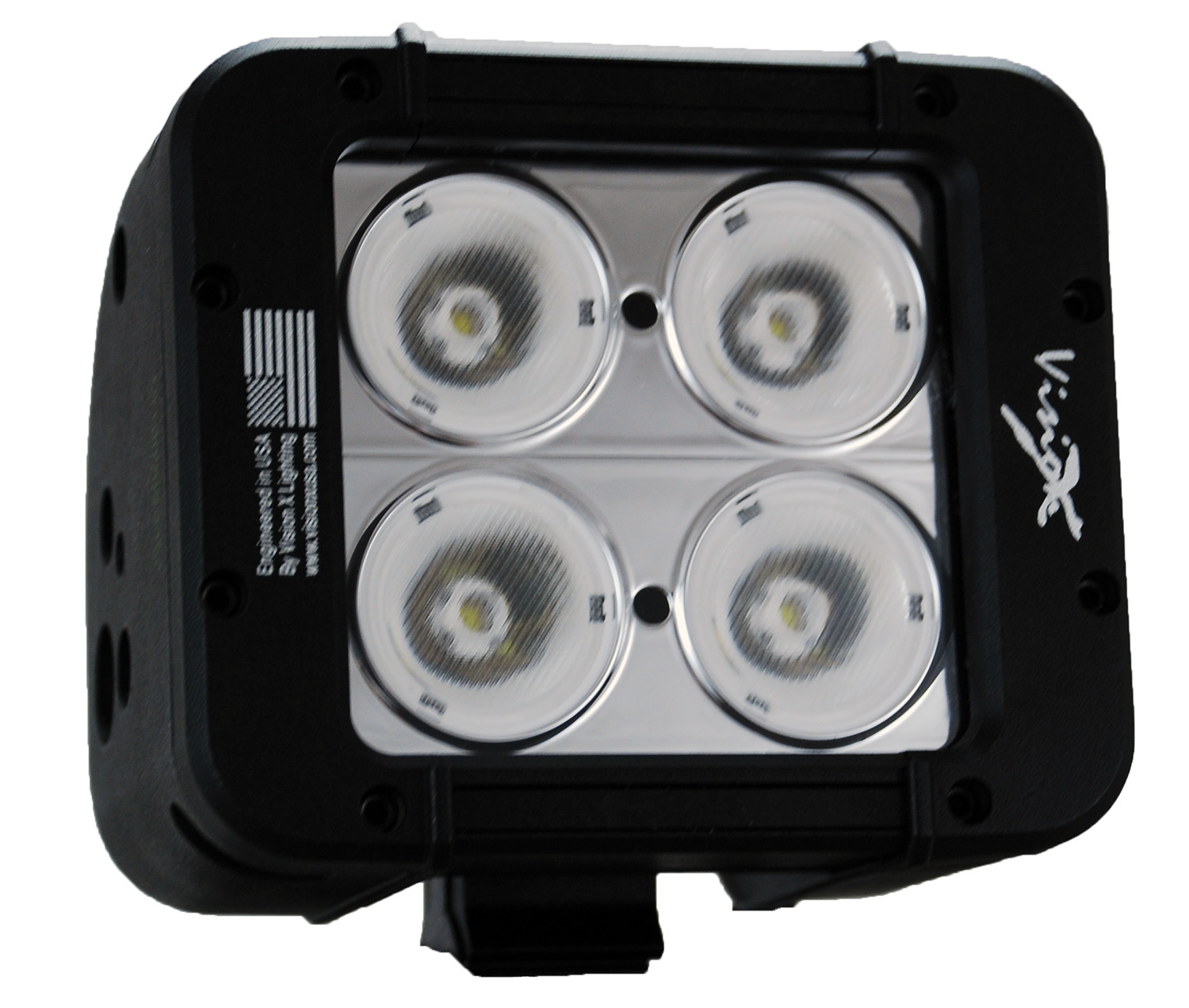 5" EVO PRIME DOUBLE LED BAR BLACK 4 10W LED'S NARROW - Click Image to Close