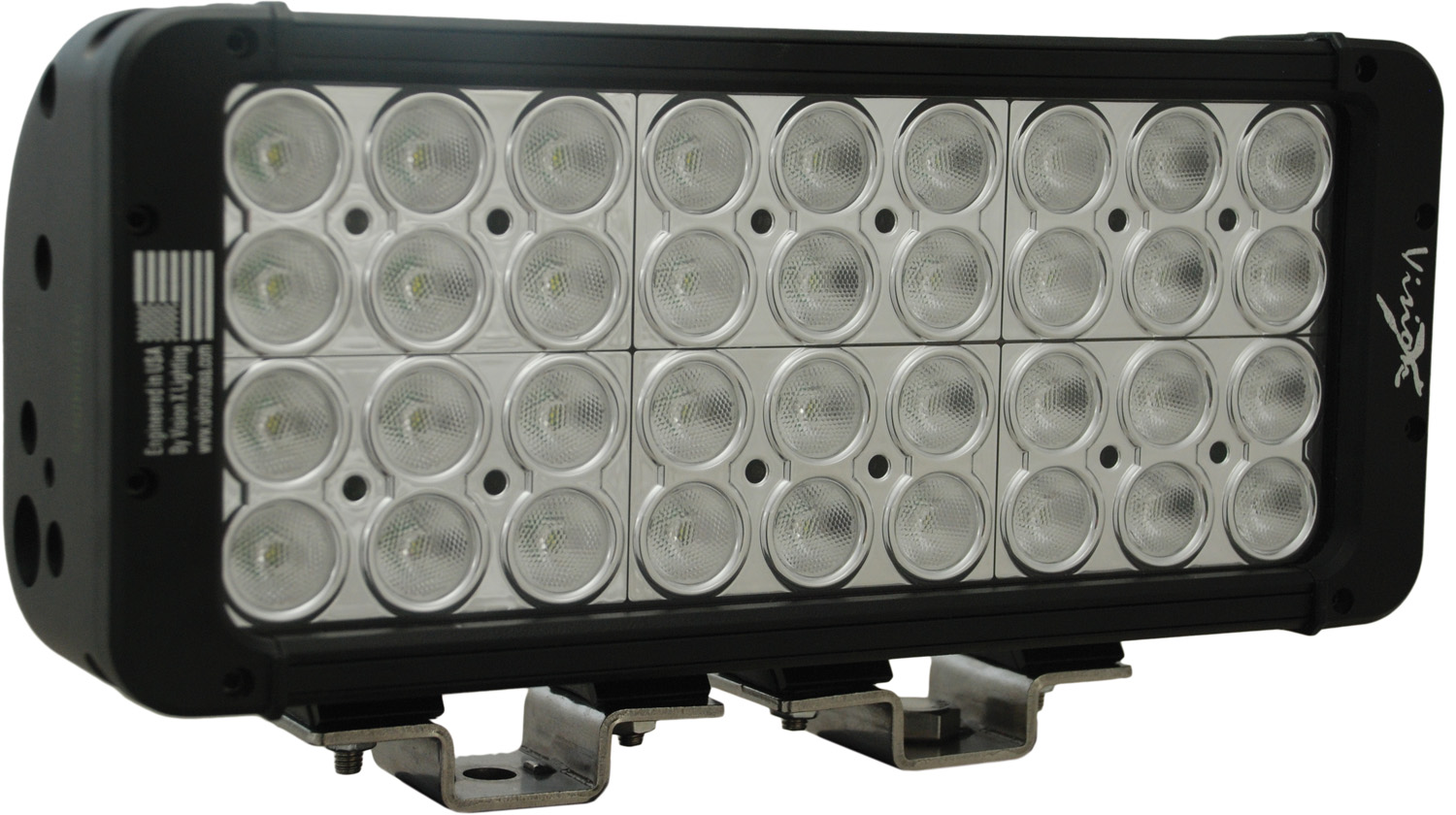 11" XMITTER PRIME DOUBLE STACK LED BAR BLACK THIRTY SIX 3-WATT LED'S 40 DEGREE WIDE BEAM - Click Image to Close