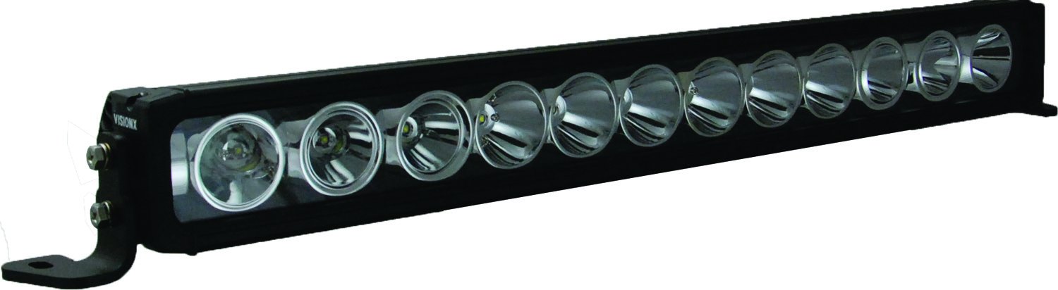 24" XMITTER PRIME IRIS LIGHT BAR 12 LED WITH TILTED OUTER OPTICS FOR MIXED BEAM - Click Image to Close