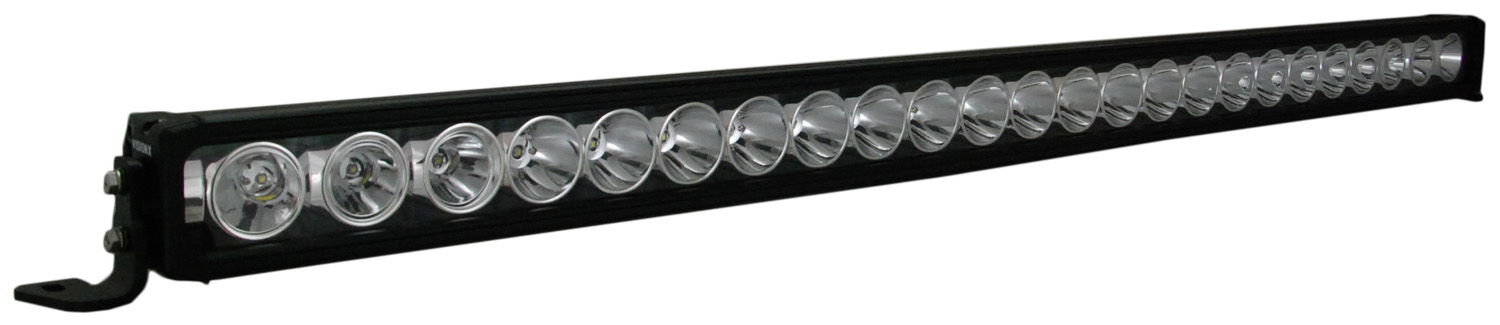 45" XMITTER PRIME IRIS LIGHT BAR 24 LED WITH TILTED OUTER OPTICS FOR MIXED BEAM - Click Image to Close