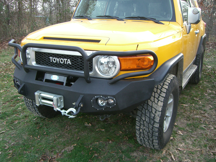 Fab Fours 07-12 FJ Winch Bumper w/ Full Grill Guard