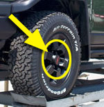 TRD Black Wheel Center Cap