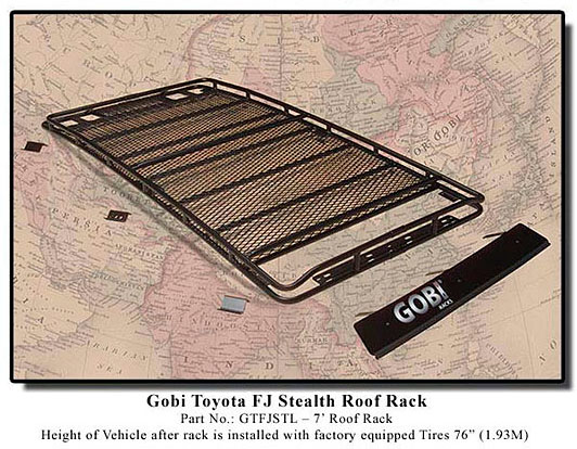 Gobi Stealth FJ Cruiser Roof Rack w/ FREE Ladder & Shipping! Gobi Stealth FJ Cruiser Roof Rack w/ FREE Ladder & Shipping!