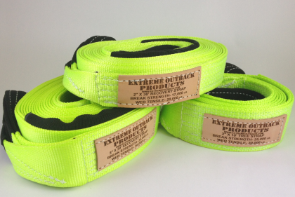 Extreme Outback High Visibility 2" Recovery Strap - Click Image to Close