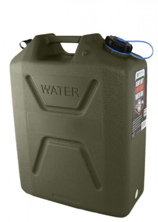 Wavian Heavy Duty Plastic 5 Gallon Water Can OD (1 can) - Click Image to Close