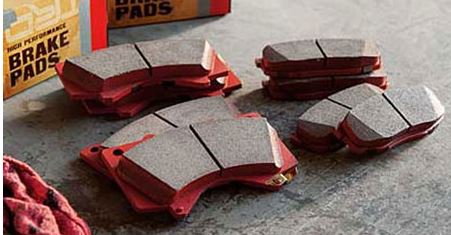 Toyota TRD Performance Brake Pads, Rear - Click Image to Close