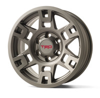 Toyota TRD Pro style Graphite 17" x 7 Wheel - Click Image to Close