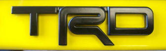 TRD Badge - Black - Click Image to Close