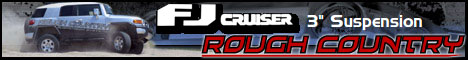 Rough Country 3" FJ Cruiser Suspension Lift