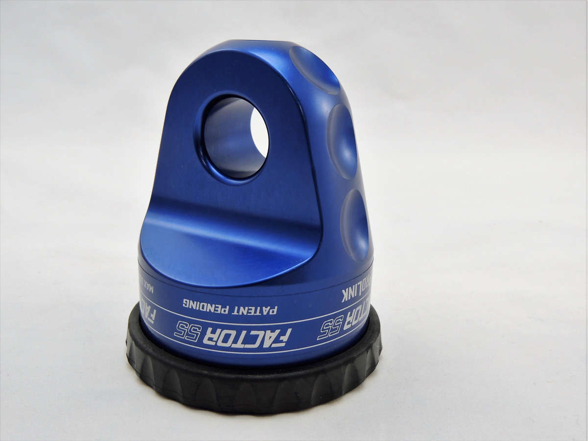 Factor 55 ProLink Winch Shackle Mount Assembly Blue Factor 55 - Click Image to Close