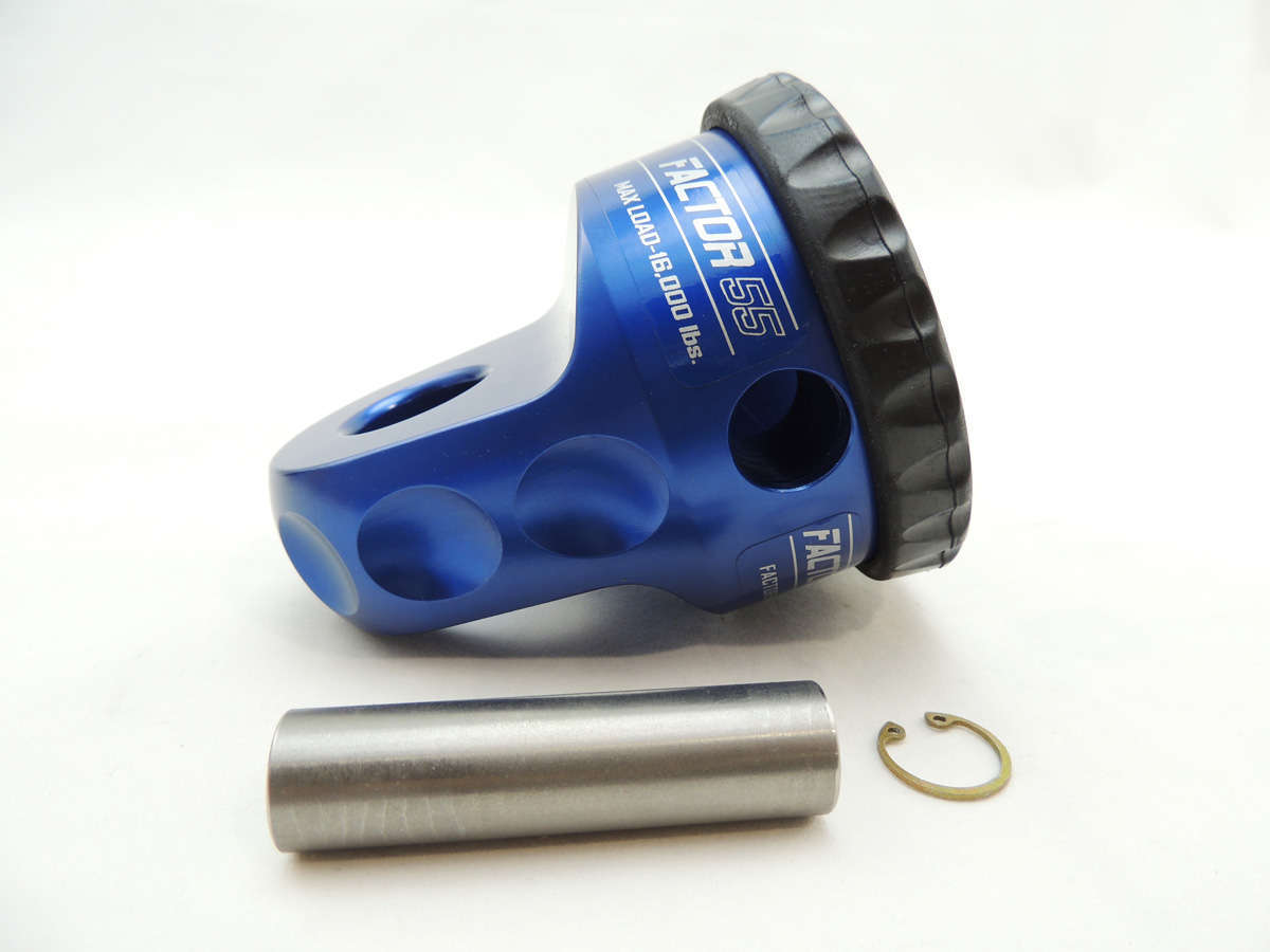 Factor 55 ProLink Winch Shackle Mount Assembly Blue Factor 55