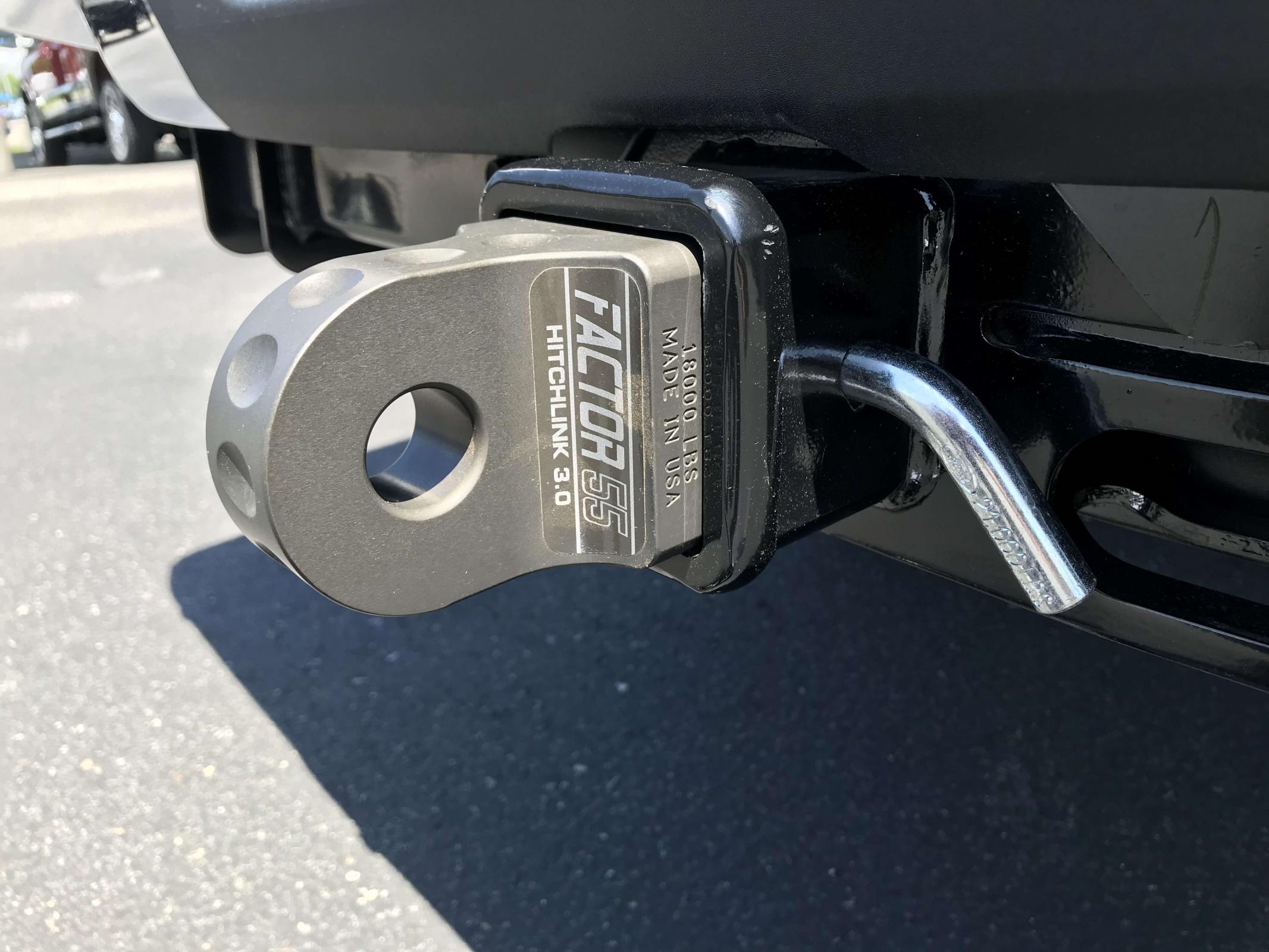 Factor 55 HitchLink 3.0 Reciever Shackle Mount 3 Inch Receivers Anodized Gray Factor 55 - Click Image to Close