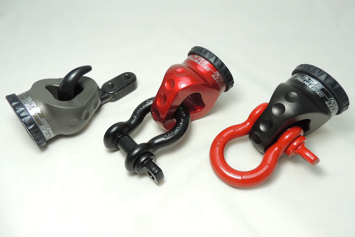 Factor 55 ProLink E Expert Shackle Mount Assembly Red Factor 55 - Click Image to Close