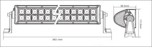 Twisted 30 inch Pro Series LED Light Bar - Click Image to Close