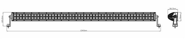 Twisted 50 inch Pro Series LED Light Bar - Click Image to Close