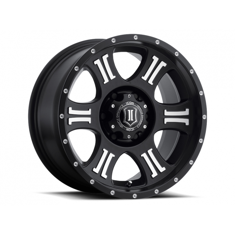 ICON SHIELD 17" Satin Black & Machined Finish ICON SHIELD 17" Satin Black & Machined Finish