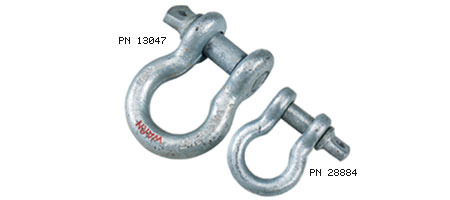 Warn Shackle 1/2" pin diameter - Click Image to Close