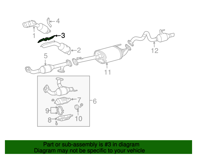 Exhaust Manifold Gaskets 2007-2009 FJ Cruiser