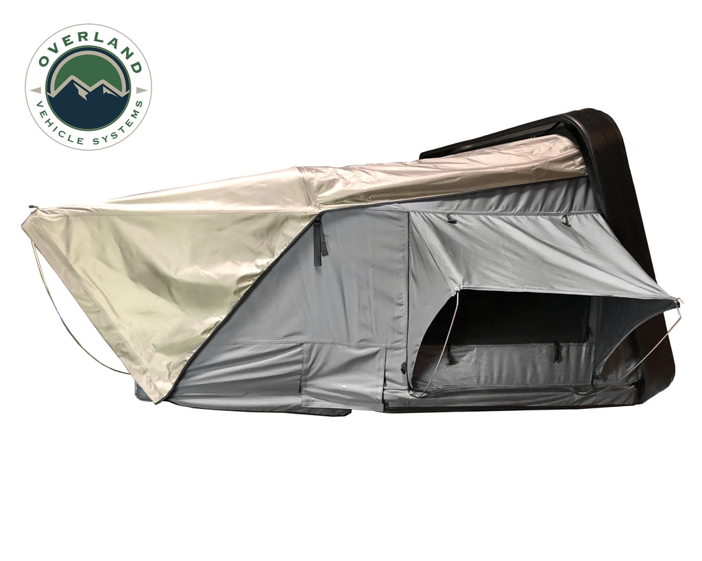 Overland Vehicle Systems Bushveld Hard Shell Roof Top Tent - Click Image to Close