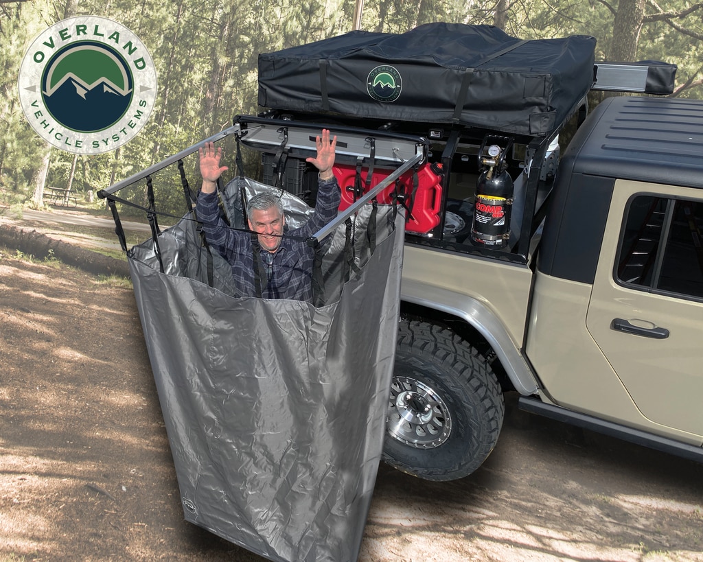 Overland Vehicle Systems Nomadic Quick Deploying Shower - Click Image to Close